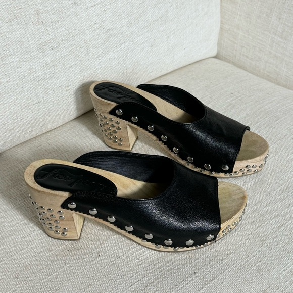 Free People Shoes - Free People Studded Mules Size 7